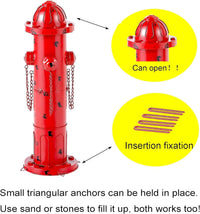 7.8" H Metal Potty Training Fire Hydrant for Dogs to Pee On Indoor - 24" - image 3