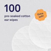 Petpost | Dog Ear Cleaner Wipes - Ultra Soft Cotton Pads in Coconut Oil Aloe Solution - Dog Ear Rinse & Cleanser 100 ct.