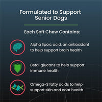 Nutramax Dasuquin Joint Health Supplement for Small to Medium Senior Dogs – for Immune Support, Skin & Coat Health, and Brain Health, 84 Soft Chews