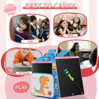 [2 Pack] Genialba LCD Writing Tablet 10-Inch Colorful Doodle Board - Pink & Blue / 10 Inch / 2 - image 3