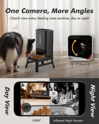 Automatic Dog Feeder for Large Breed, Elevated Stand - 2.4G & 5G WiFi Control - image 2