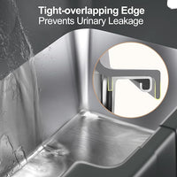 Sousia 2 Packs XL Stainless Steel Cat Litter Box with Lid High Sides, Extra Large Metal Litter Box, Non-Sticky Anti-Leakage Easy Cleaning for Large & Multiple Cats,Scoop Included