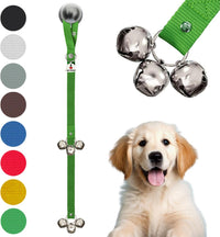 Caldwell's Pet Supply Co. Dog Potty Bells, Dog Door Bell - One Potty Bell / Green