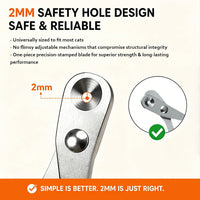 Trumoon Cat Nail Clipper with Circular Hole Safety Guard for Indoor - image 2