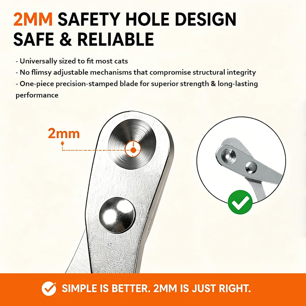 Trumoon Cat Nail Clipper with Circular Hole Safety Guard for Indoor - image 2