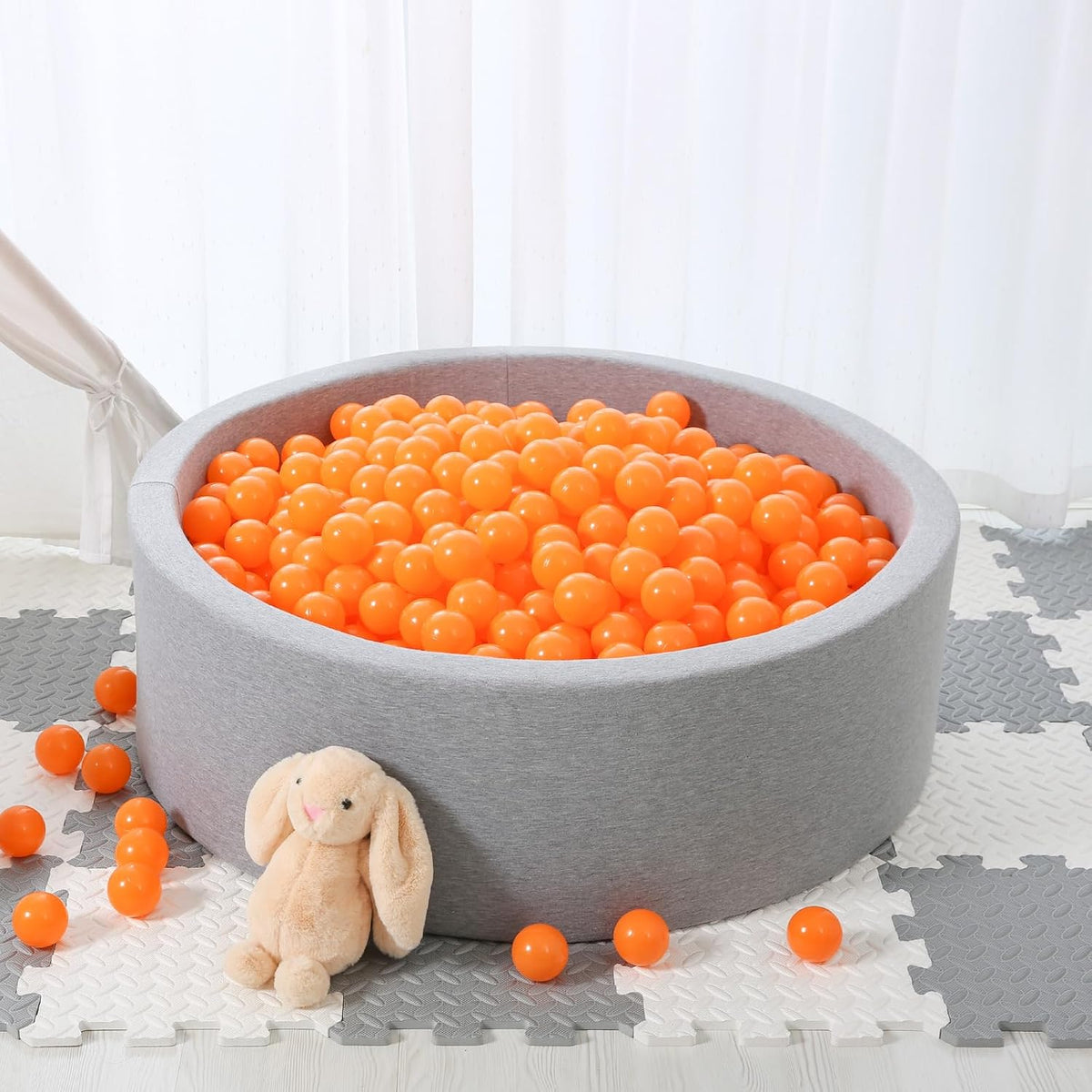 STARBOLO 2.2 inch crush proof ball pit balls in macaron colors with storage bag - view 9