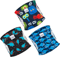 CuteBone Dog Belly Bands for Male Dogs Wraps Washable Doggie Diapers - Shark&Dinos&Monster / S(11"-14") - image 2