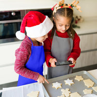PLULON kids painting aprons in 12 bright colors with ties - view 15