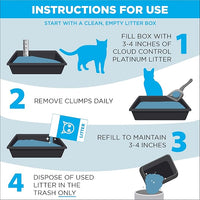 Arm & Hammer Cloud Control Platinum Clumping Cat Litter Odor Control, 18 lbs.