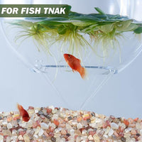 Halatool Crystal Pebbles 8 LB Bulk Bag 0.27"- 0.79" Natural Landscaping Pebbles Aquarium Gravel Decorative Polished Stone Suitable for Plants Home Decoration DIY Handmade Fish Tanks Vase Filler