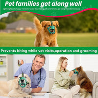 Dog Muzzle, Basket Muzzle for Small Medium Large Dogs, Anti-Biting and Chewing, Lightweight & Sturdy Cage Design, Allows Panting & Drinking, Ideal for Grooming & Training(Green Size L)