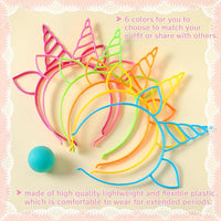 Zddaoole 24 Pcs Unicorn Headbands Unicorn Birthday Party Favors - 48 Pcs - image 4