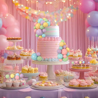 RASSLISA ball cake toppers, 56 plastic pearl balls in three sizes for cake decorating - view 27