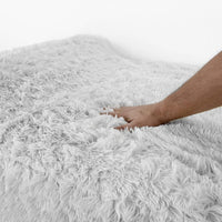 Dog Bed Replacement Cover Memory Foam Beds, Brown - X-Large / Grey - Fluffy - image 3