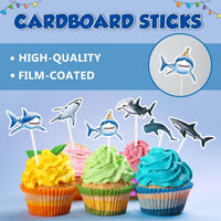 WERNNSAI 36 farm cupcake toppers with cow, pig, sheep, horse and house designs - view 27