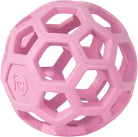 JW Pet HOL-ee Roller Dog Puzzle Ball, Large 5.5in - Pink / Small - image 2