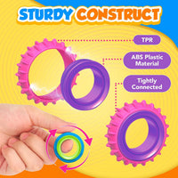 Fidget Toys Sensory Rings for Kids: 12 Pack Finger Spinner Rings - 24pcs - image 2