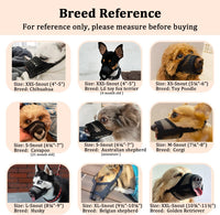 Dog Muzzle, Soft Mesh Muzzles for Small Dogs Biting, XXS - Black / XL-Snout (9½”-10¼”) - image 2