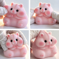 Handmade Hamster Squishy Toy - Pink - image 2