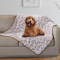 Stuffed Premium Soft Dog Blanket Washable - Brown / L(42x66")