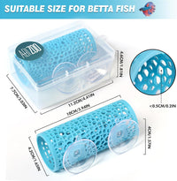 Abizoo Betta Fish Tunnel & Reptile Hide - Light blue - image 2