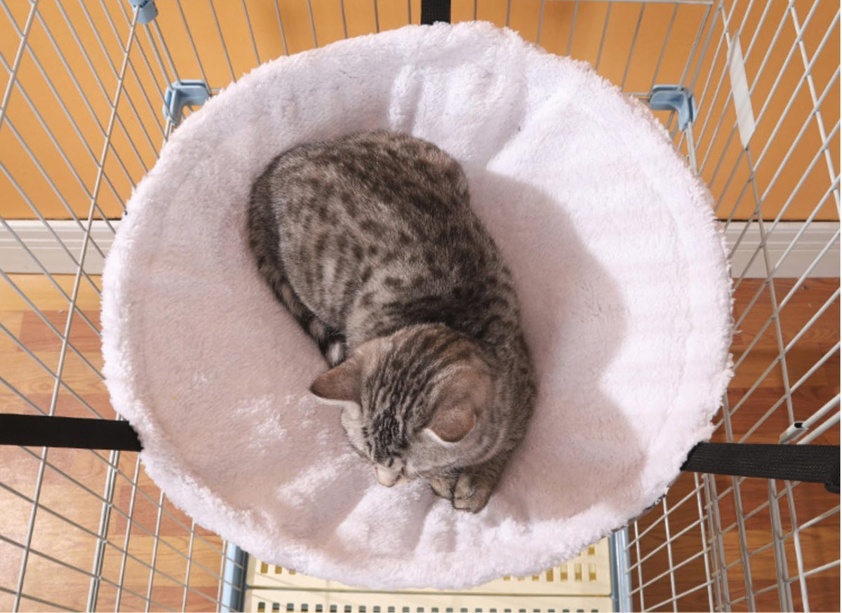 SHENGOCASE 2-Pack Cat Hammock Lounge Cat Hanging Bed for Cage Kennel - Cyan - image 3