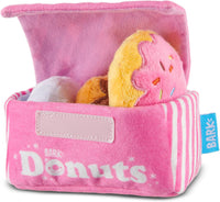 BarkBox Barker's Dozen Donuts 4-in-1 Interactive Plush Dog Toy – Essentials for Dogs - Donuts