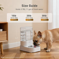 PAWGETHER Gravity Cat Feeder - Waterer + 6 Filters / 3.78L - image 4