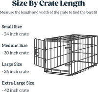 Orthopedic Dog House - Outdoor Waterproof Dog Shelter w/Porch - Indoor Pet House w/Egg-Crate Foam - Cooling - Machine Washable - Ideal for Small Breeds & Fits 24-Inch Crate - 23"x16"