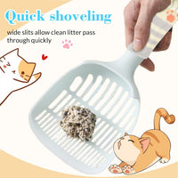 Cat Litter Scoop, Kitty Litter Scoop, Cat and Dog Poop Collector - Blue - image 3