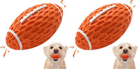 Puppy Toy, Interactive Squeaky Dog Ball Toys for Small Dogs – Essentials for Dogs - Orange / Small (Pack of 2)