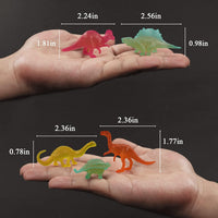 Mini Dinosaur Figures 78 Pack, Kids Dinosaur Toys - Glow Dinosaur - image 3
