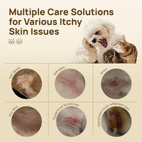 HICC PET Itch Relief Wipes for Dogs & Cats, Rapidly Relieves Itching, Soothes Hot Spots and Skin Irritations, Hypoallergenic Hot Spot Treatment Cleaning Wipes, Alleviate Dry Itchy Skin - 100 Count