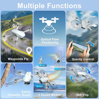 BLINORY X60 foldable 2K camera drone for beginners in black with carrying case - view 4