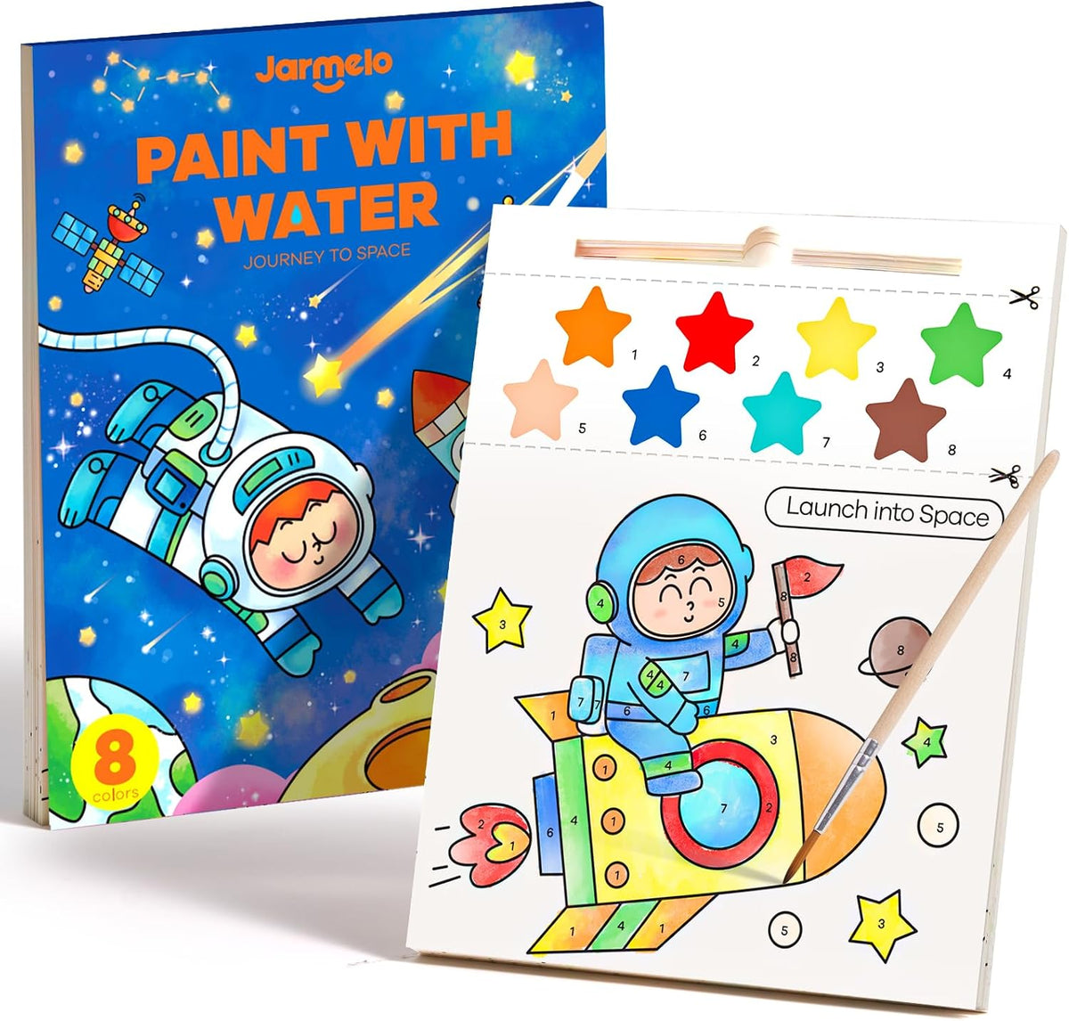 Jar Melo Paint with Water Books for Toddlers, Animals – Fun for Kids & Family - Exploring Space