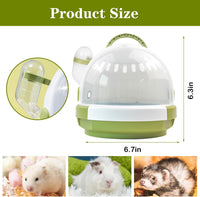 Hamster Carrier Cage Portable Cages Small Animals Carry Travel Case - 【Green】 - image 2