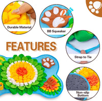 Snuffle Mat for Dogs, Pet Snuffle Mat for Small and Medium Dogs - Blue / One Size - image 3