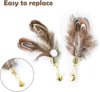 Cat Insect Feather Toys Replacement Cat Toy Wand Refills - Style 1 - image 4