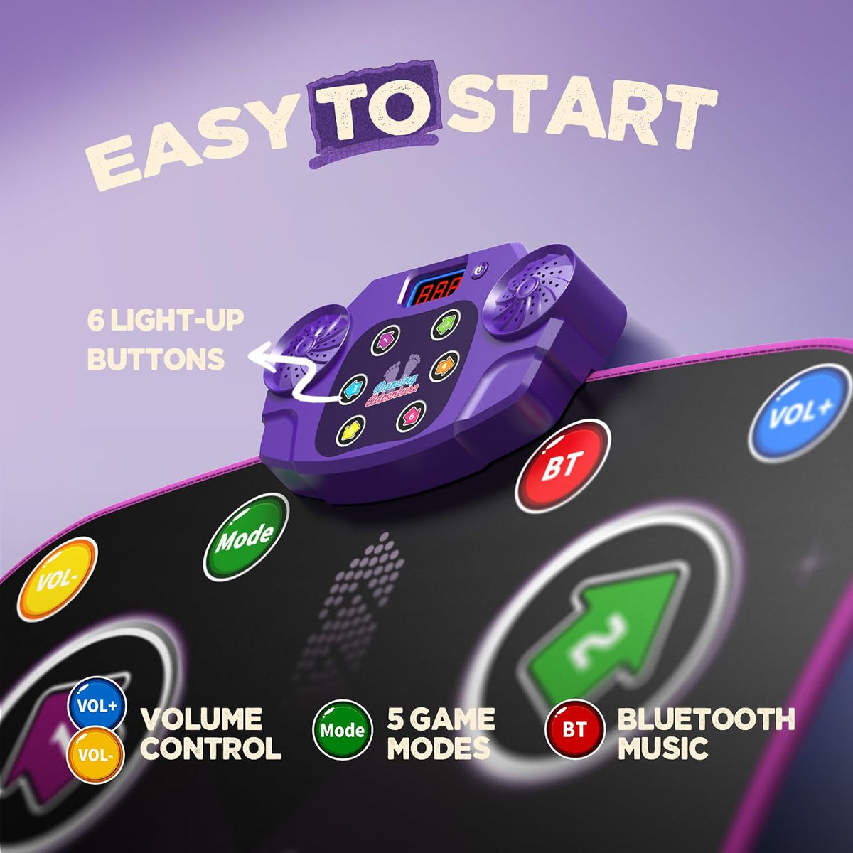 Dance Mat Toys with Bluetooth - 6 keys - image 4