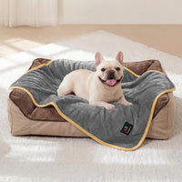 Luciphia Waterproof Pet Blanket - S (40" x28") / Grey+white