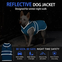 MIGOHI Warm Dog Coat Waterproof Winter Dog Jacket, M - Azure / X-Large - image 4
