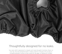 Pet Parents Washable Dog Diapers + Extendrs of Durable Doggie Diapers - Black / Large (19-27") - image 4