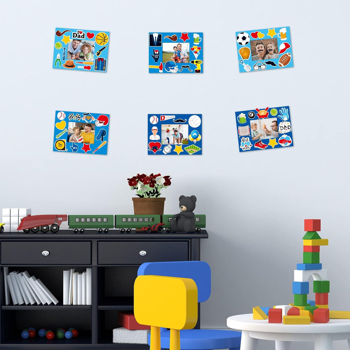 30 Packs Halloween Arts and Crafts for Kids Picture Frame Craft Kits - Father’s Day - image 4