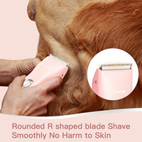 Dog Cat Home Hair Waterproof Clipper Portable Electric USB Rechargeable Pet Grooming Tools Low Noise Shaver Cordless Trimmer for Small and Large Pets