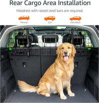 Amazon Basics Adjustable Dog Car Barrier for Vehicles, Black - image 3