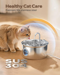 Cat Water Fountain Stainless Steel: Cat Fountain for Drinking - Cat Fountain - image 3
