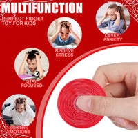 Sotiff 24 baseball fidget spinners, mini acrylic spinners with baseball print - view 34