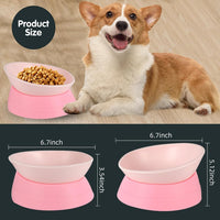 Raised anti-slip bulldog bowl with resin dish and adjustable silicone base - view 4