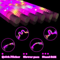 Kannove purple light up glow stick pop tubes, 12 pack - view 29