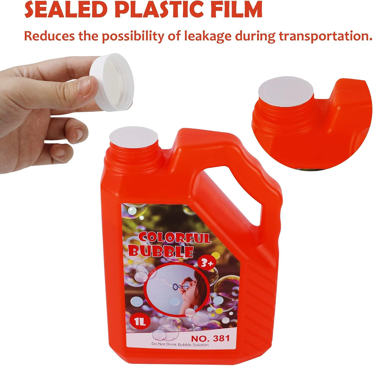 Lulu Home 33.8 OZ/1 L Concentrated Bubble Solution - Red-2 - image 4